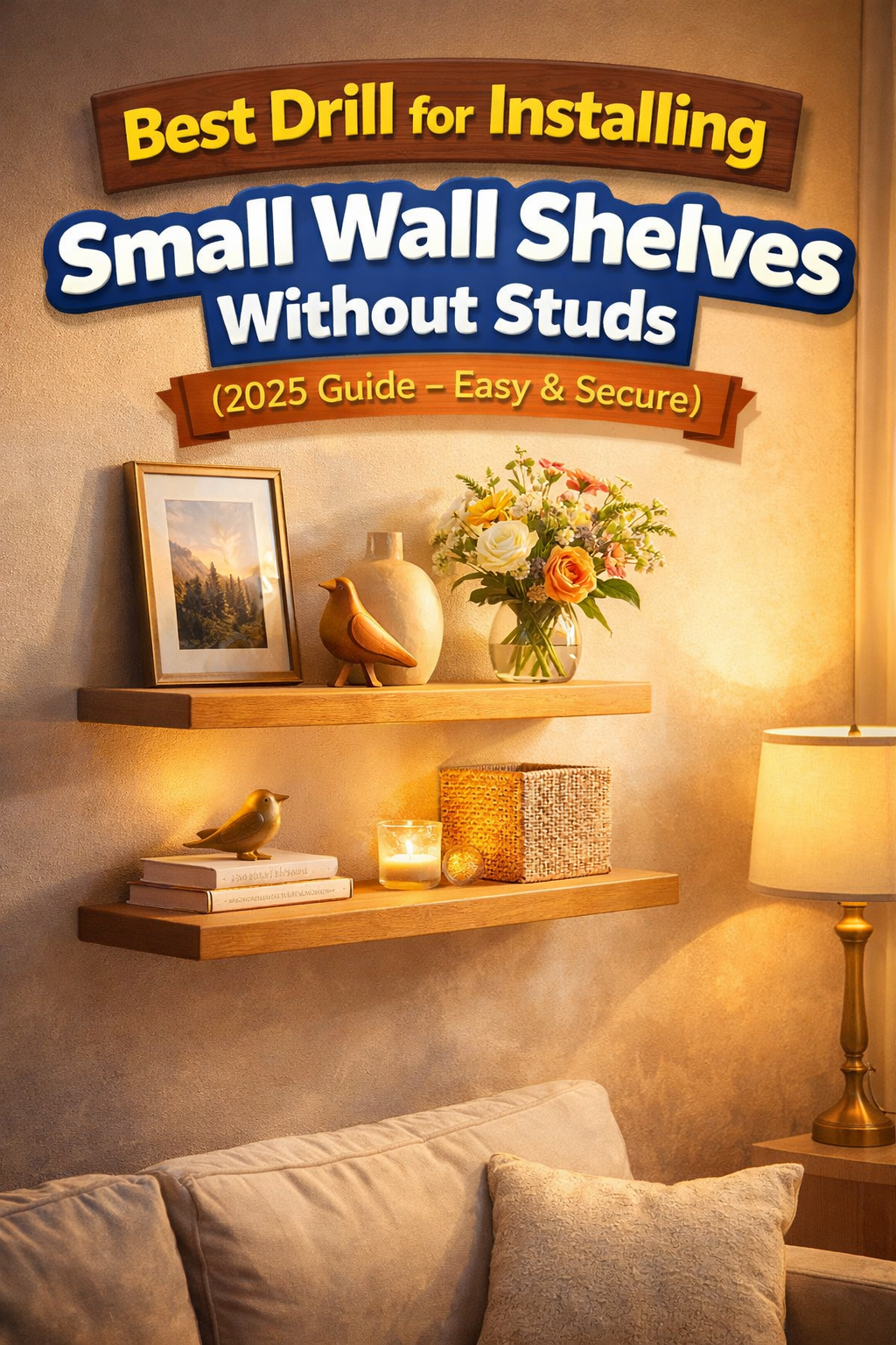 Best Drill for Installing Small Wall Shelves Without Studs