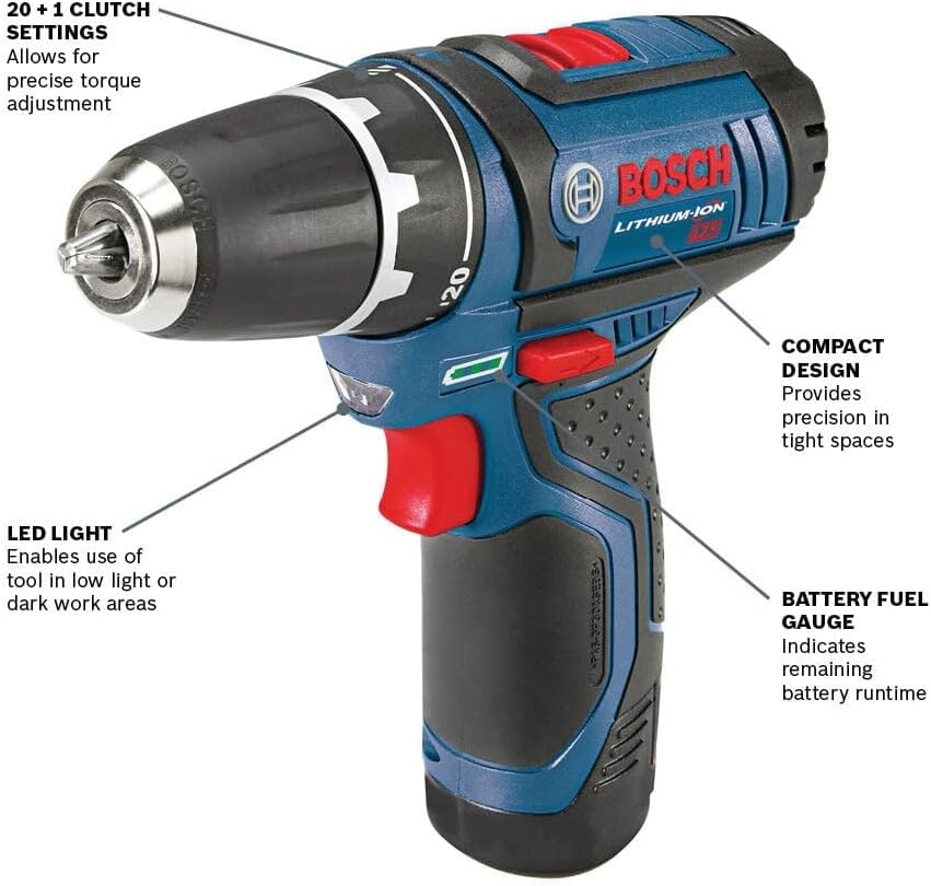 Bosch PS31-2A drill for drywall anchors in apartment walls