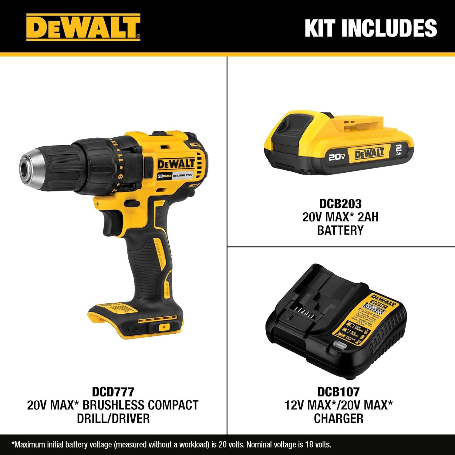 DEWALT DCD771C2 — Best Versatile Option for Multiple Projects
