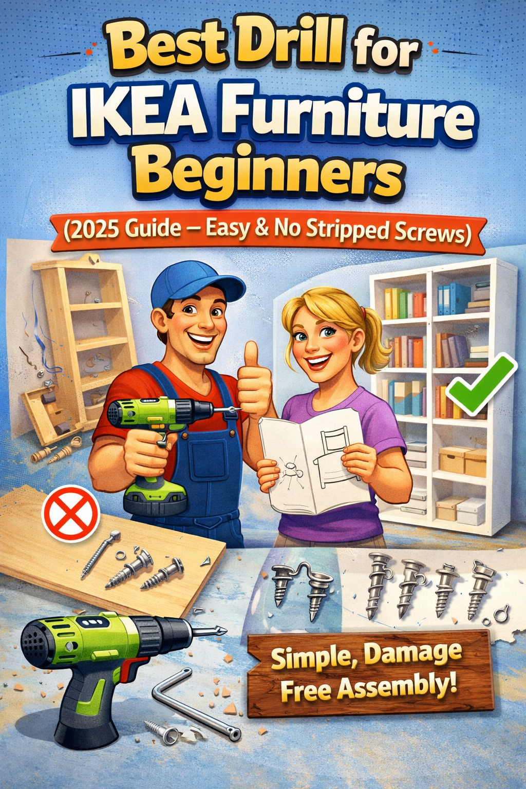 best drill for IKEA furniture beginners