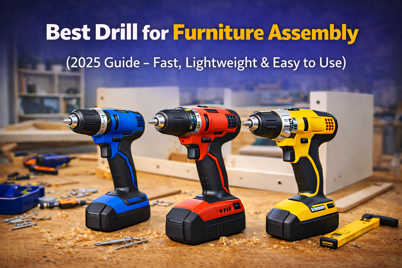 best drill for furniture assembly