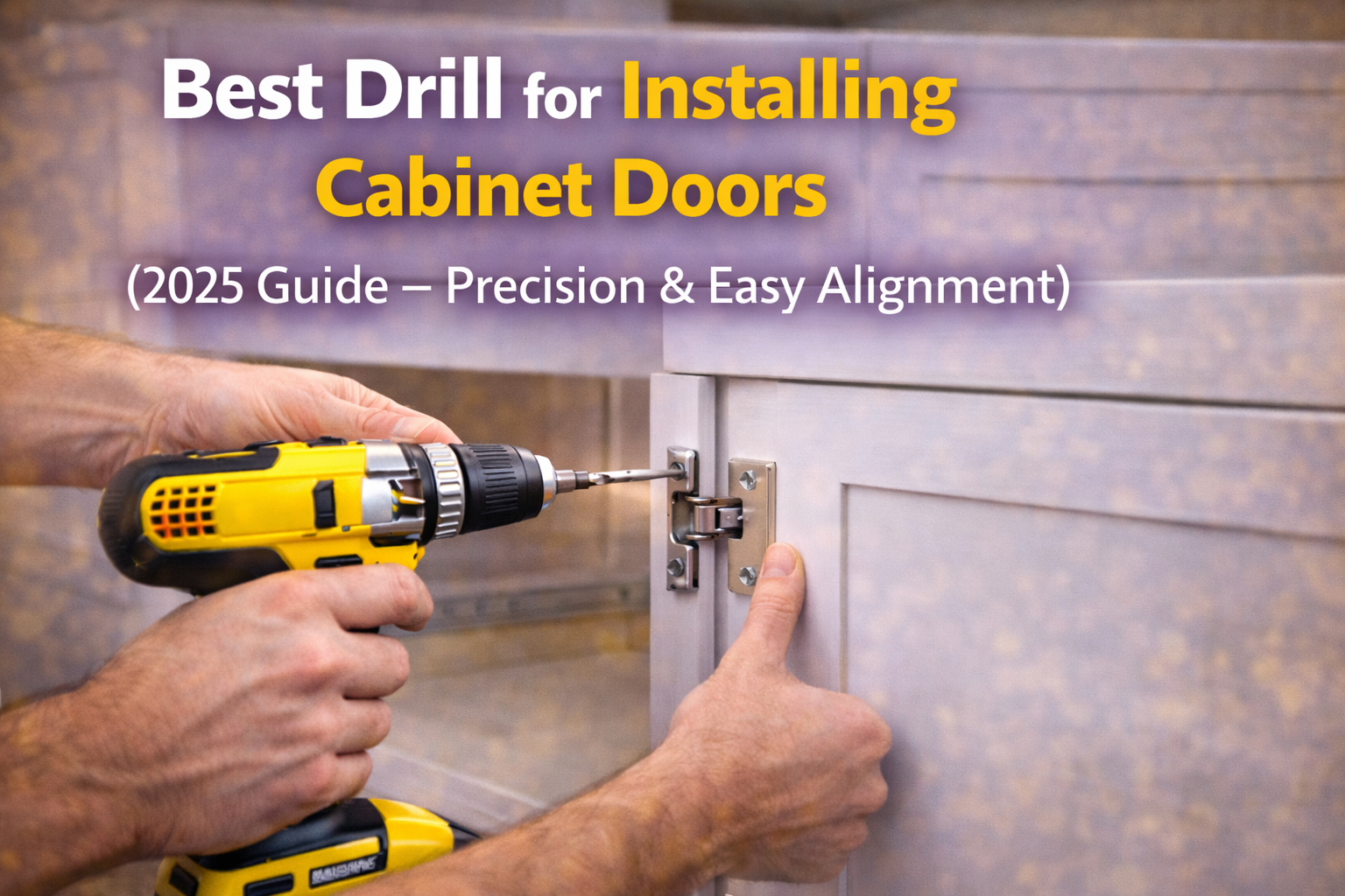 best drill for installing cabinet doors