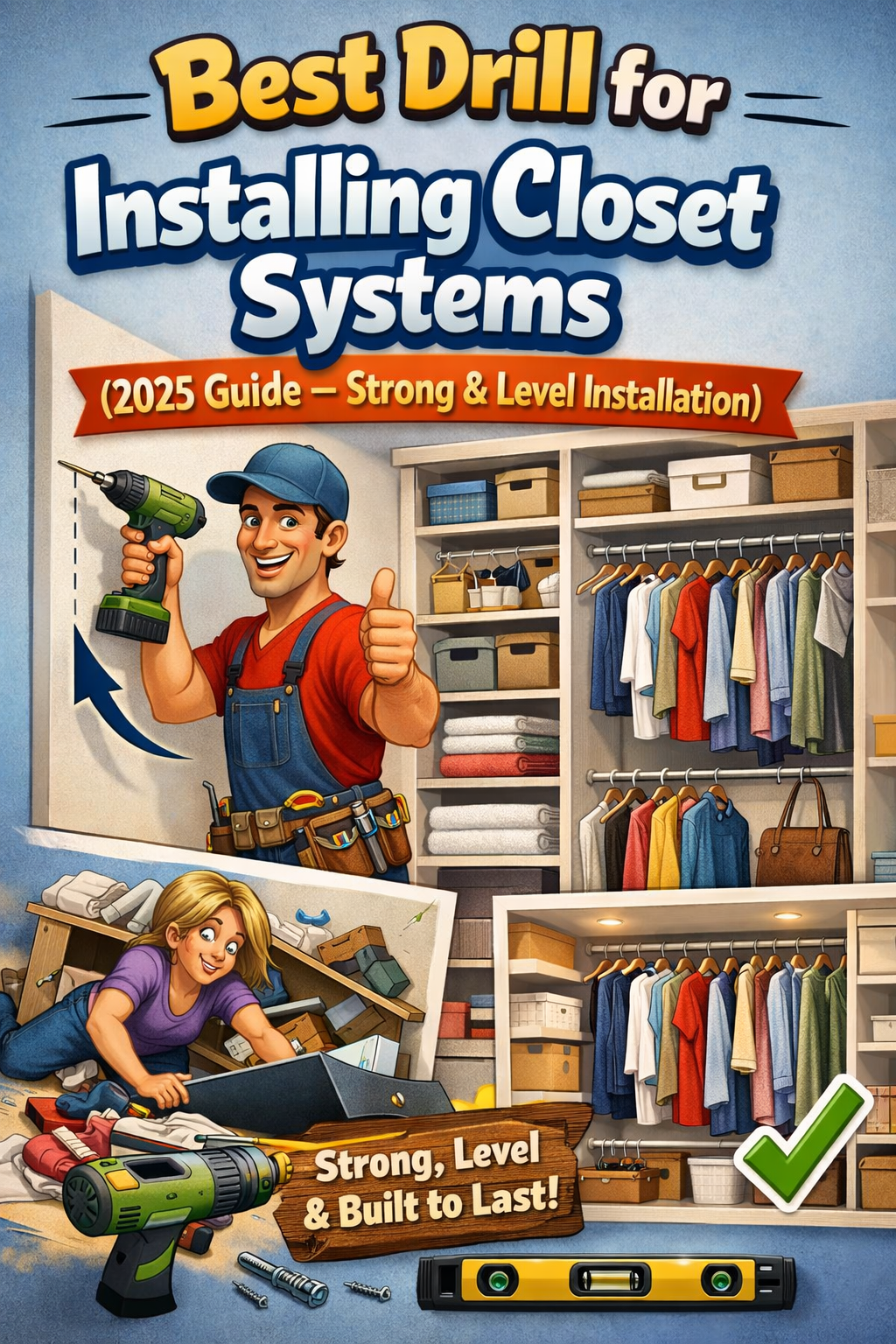 best drill for installing closet systems