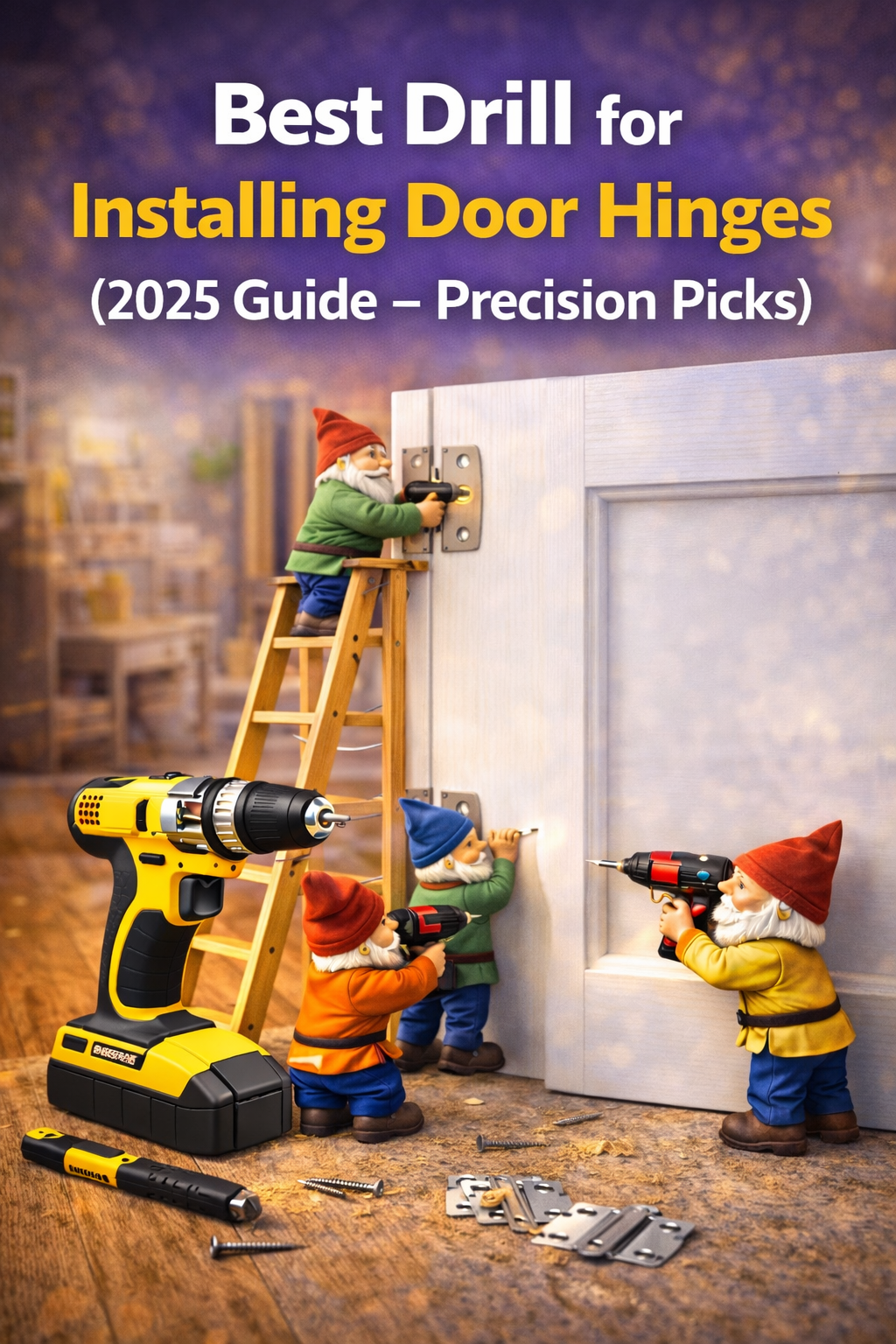 best drill for installing door hinges