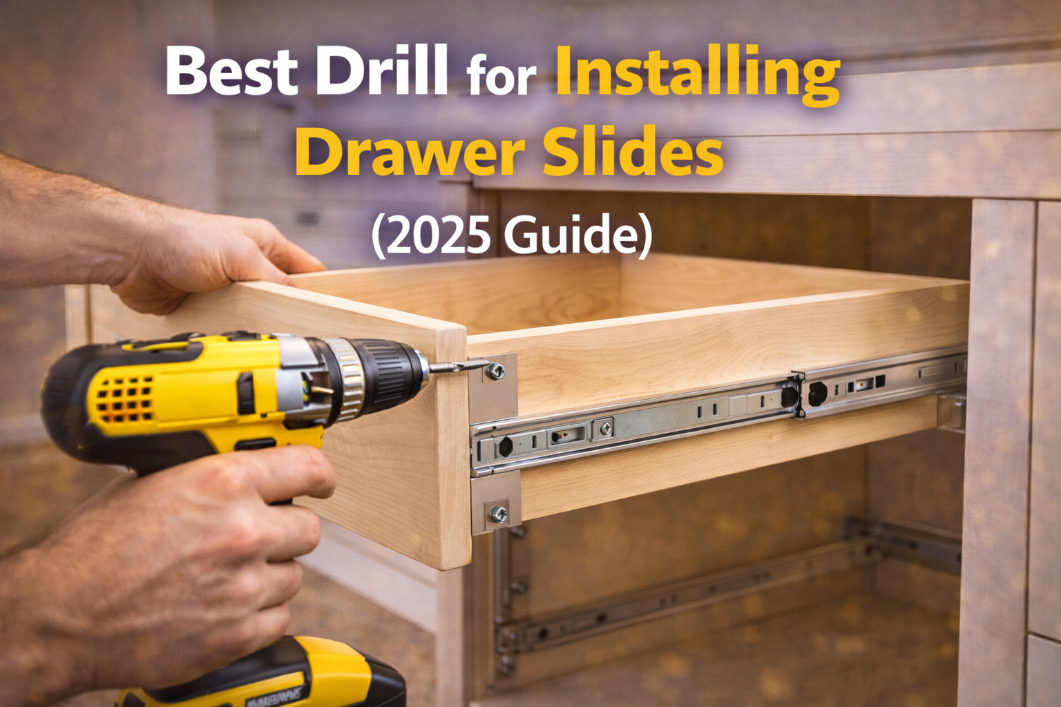 best drill for installing drawer pulls