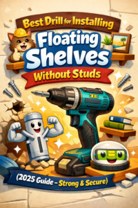 best drill for installing floating shelves without studs