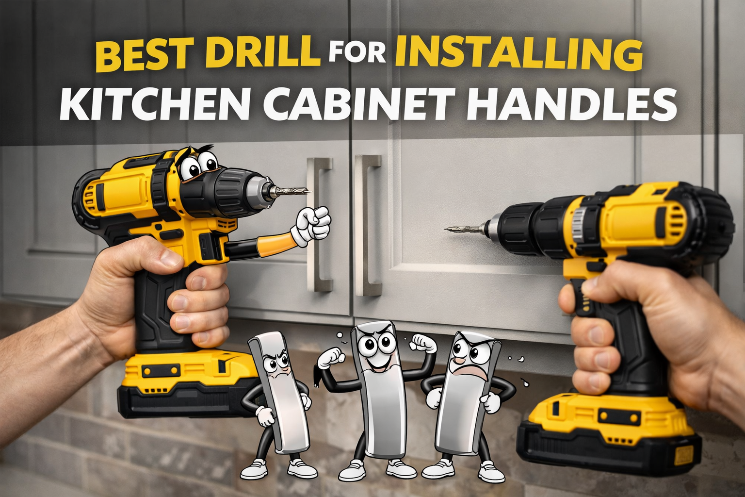best drill for installing kitchen cabinet handles