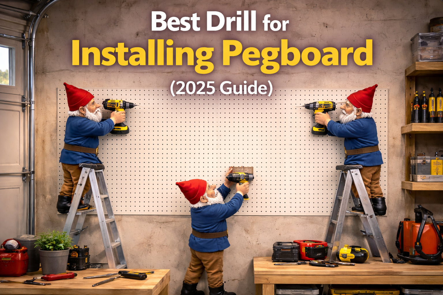 best drill for installing pegboard