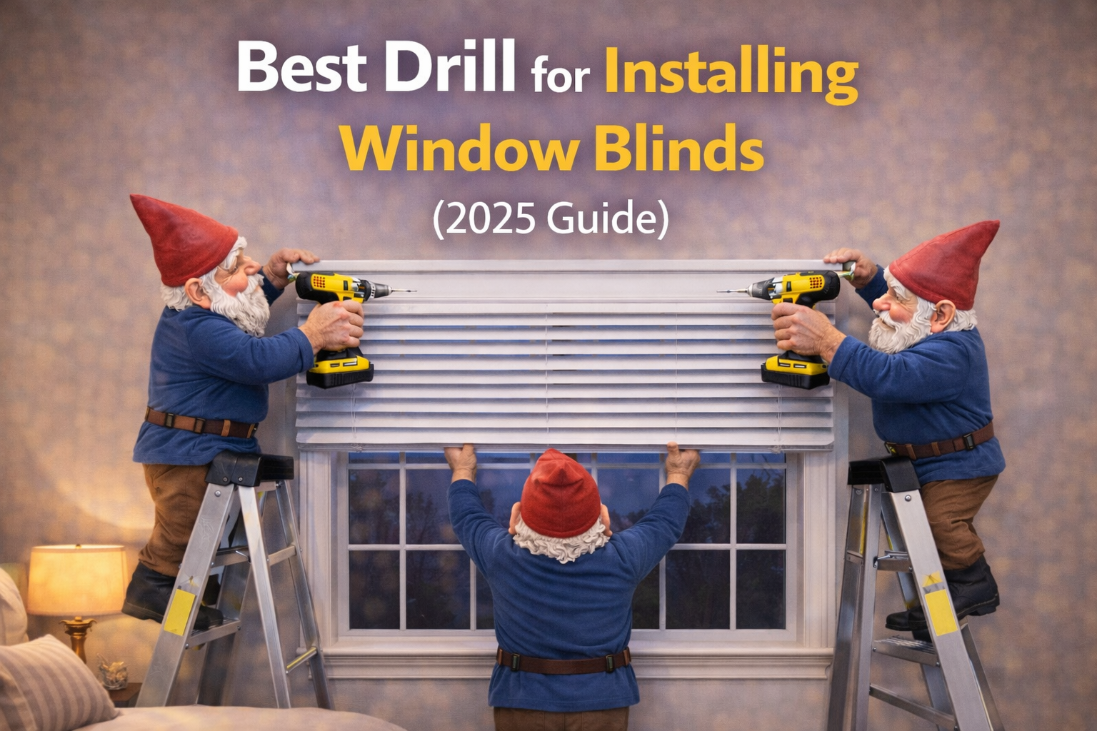 best drill for installing window blinds