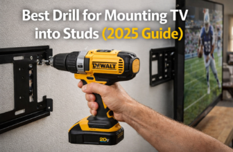 best drill for mounting TV into studs
