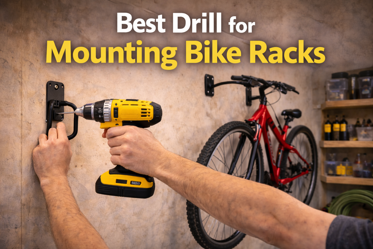 best drill for mounting bike racks