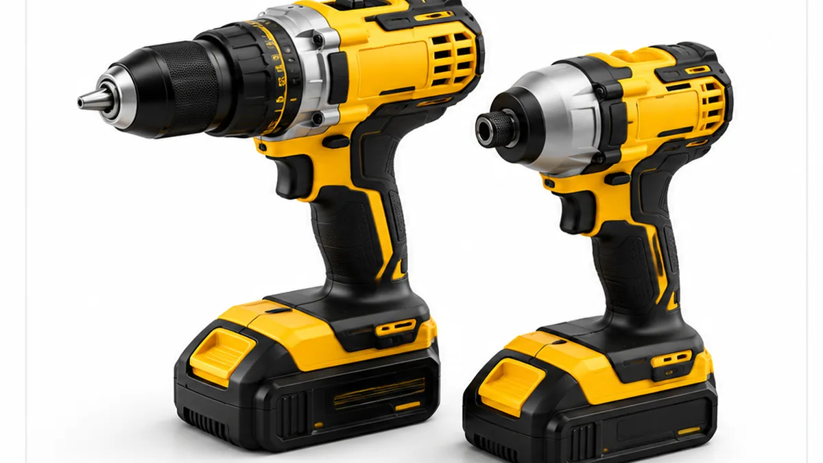 Cordless drills and impact drivers for DIY projects