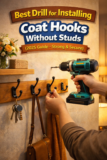 Best Drill for Installing Coat Hooks Without Studs (2025 Guide – Strong & Secure)