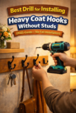 Best Drill for Installing Heavy Coat Hooks Without Studs (2025 Guide – Strong & Secure Hold)