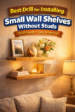 Best Drill for Installing Small Wall Shelves Without Studs (2025 Guide – Easy & Secure)