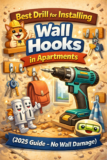 Best Drill for Installing Wall Hooks in Apartments (2025 Guide – Strong & Secure Hold)